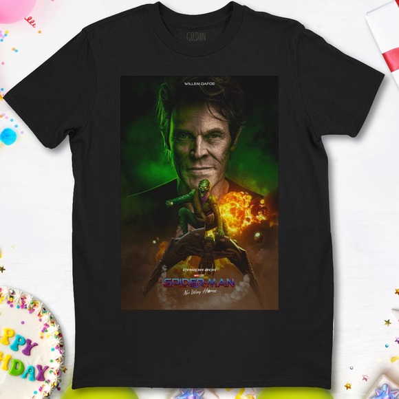 Marvel Spider-man No Way Home Green Goblin Graphic Poster T-shirt Unisex - Picture 1 of 2